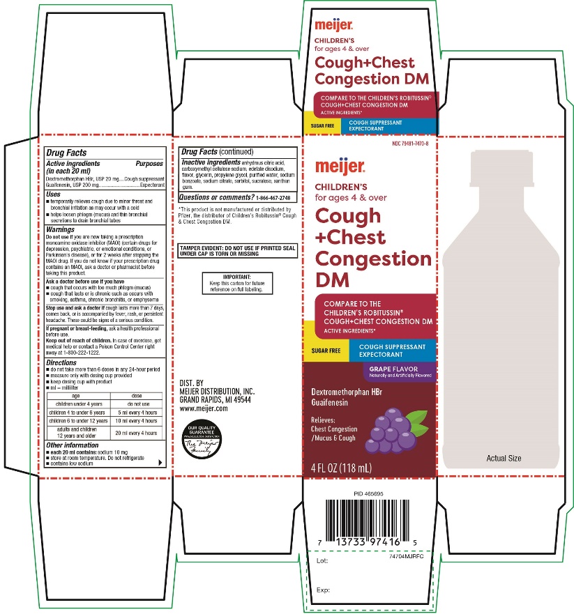 Pill image for Meijer Children’s Cough& Chest Congestion Grape Flavor