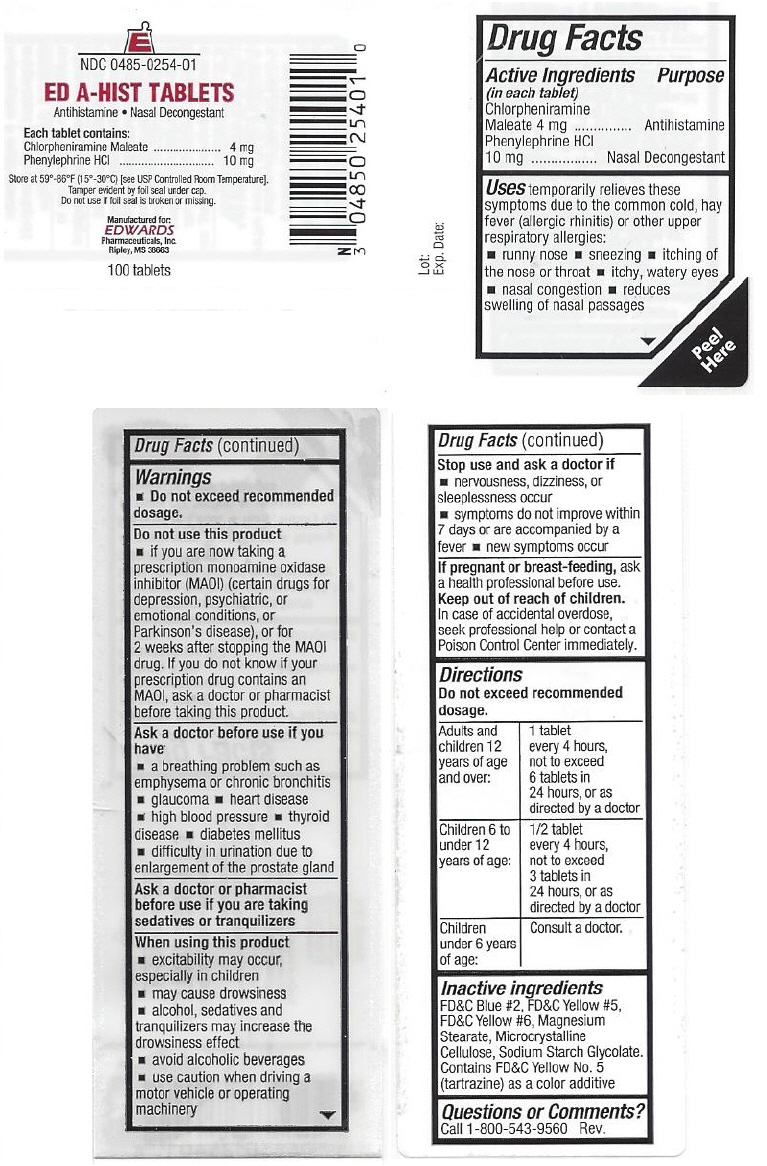 Pill image for Ed A-hist Tablets