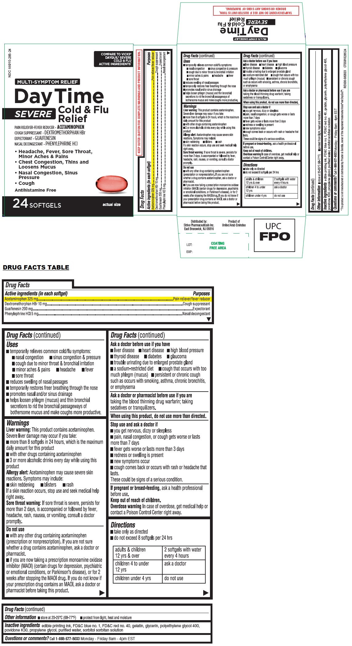Pill image for Daytime Severe