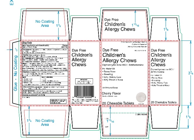 Pill image for Wag Dye Free Children’s Allergy Chews Drug Facts