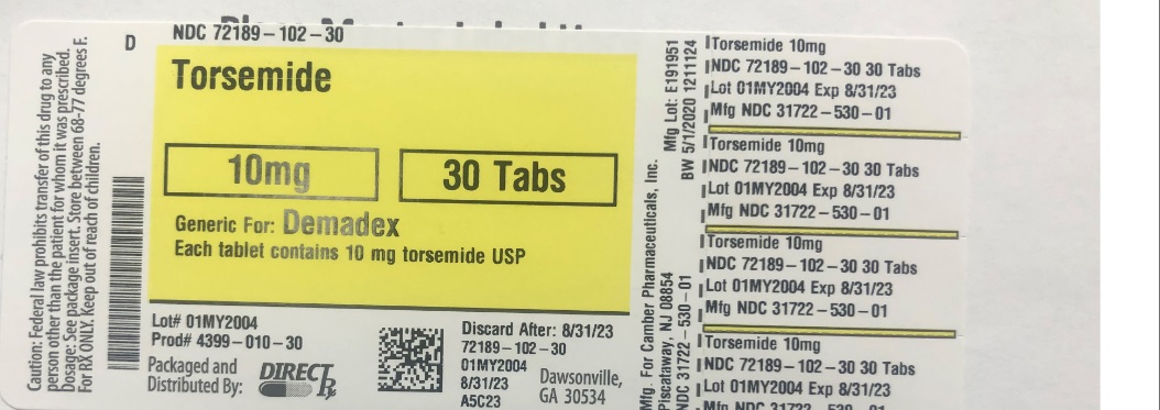 Pill image for torsemide