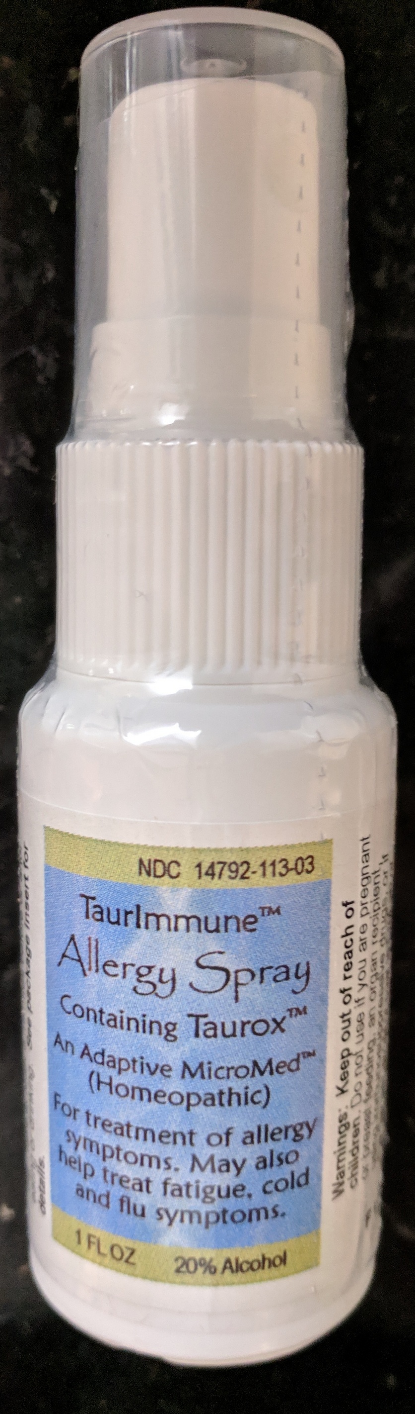 Pill image for Taurimmune Allergy Spray