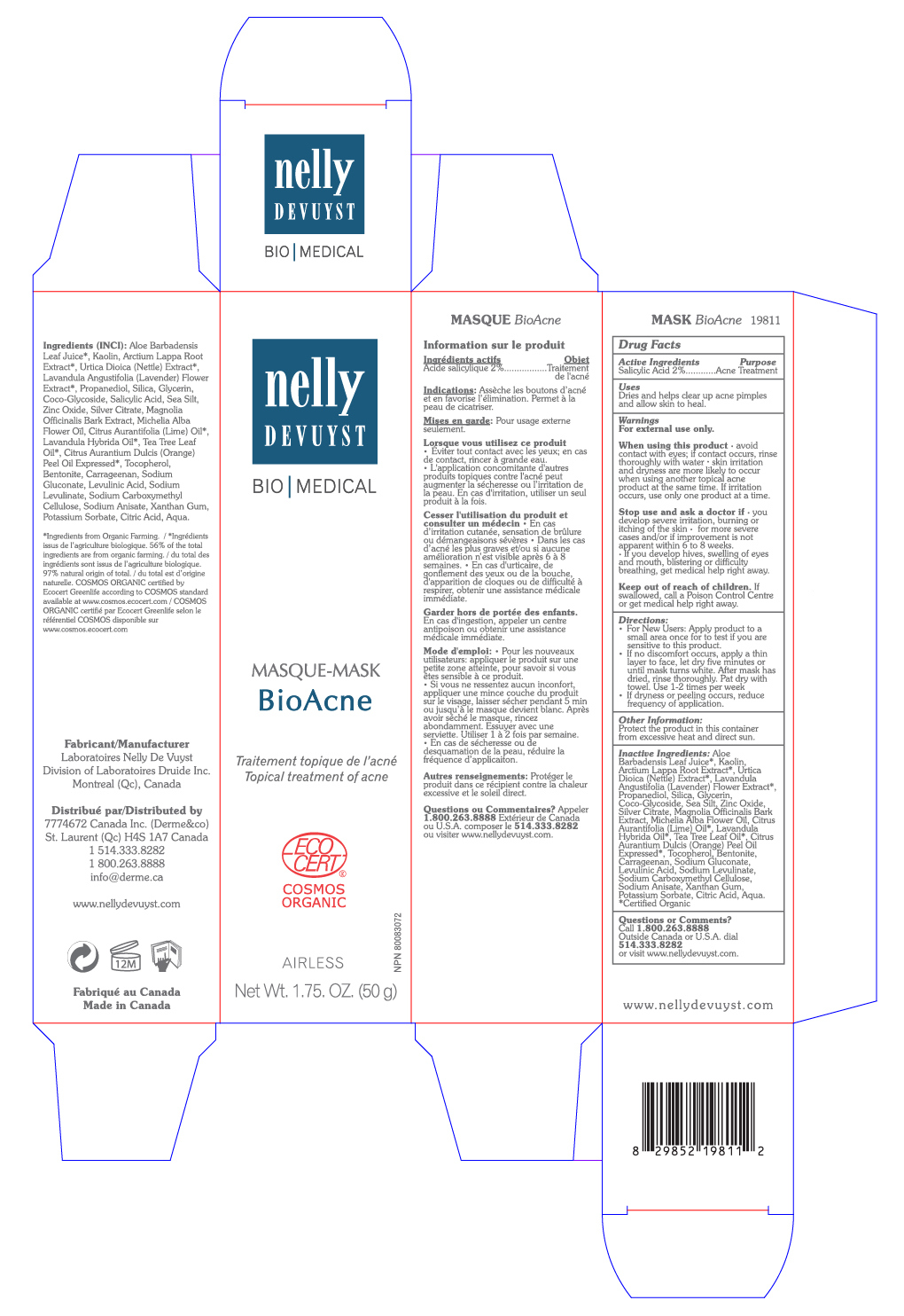 Pill image for Nelly Devuyst Mask Bioacne 50 G