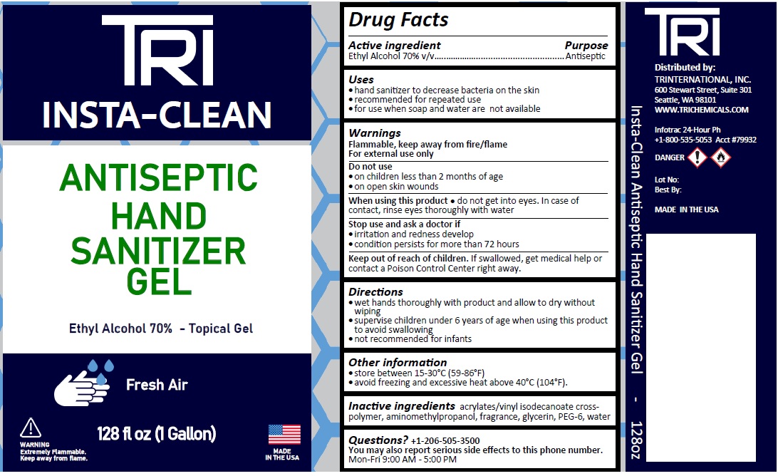 Pill image for Tri Insta-clean Antiseptic Hand Sanitizer Gel, Fresh Air