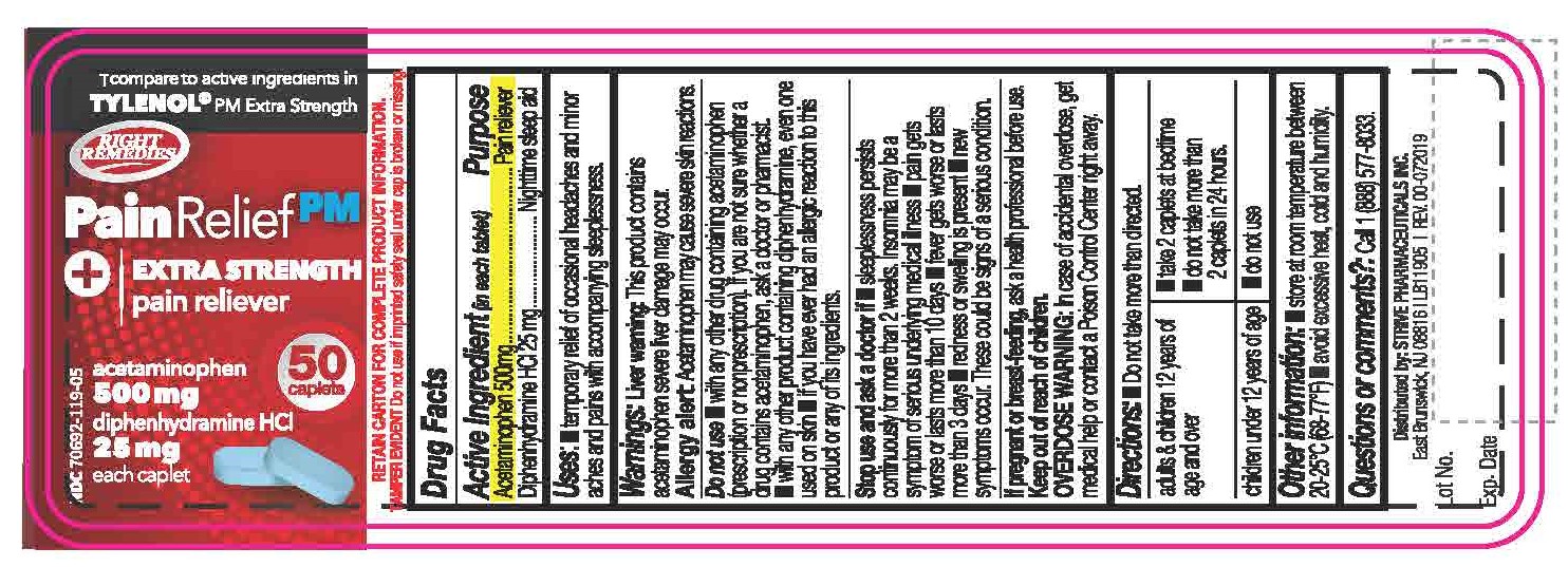 Pill image for Pain Relief Pm - Extra Strength