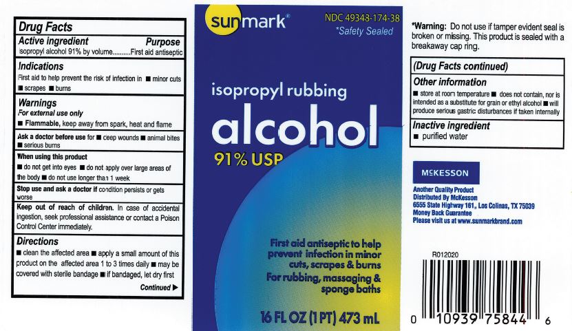 Pill image for Sunmark Isopropyl Alcohol 91 Percent Usp