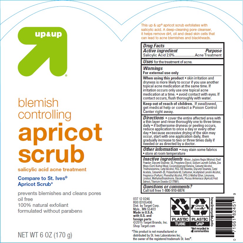 Pill image for Up & Up Blemish Controlling Apricot Scrub