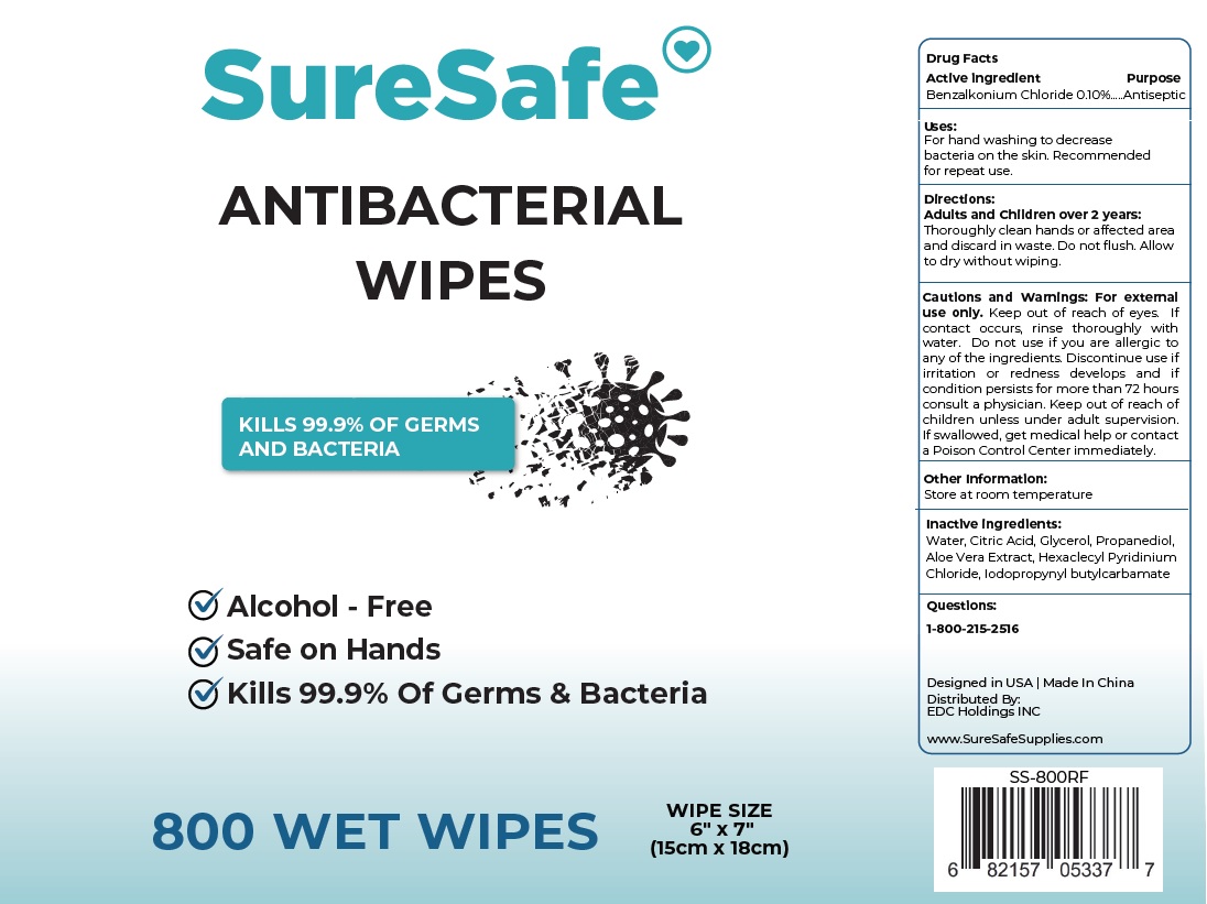 Pill image for Suresafe Antibacterial Wipes