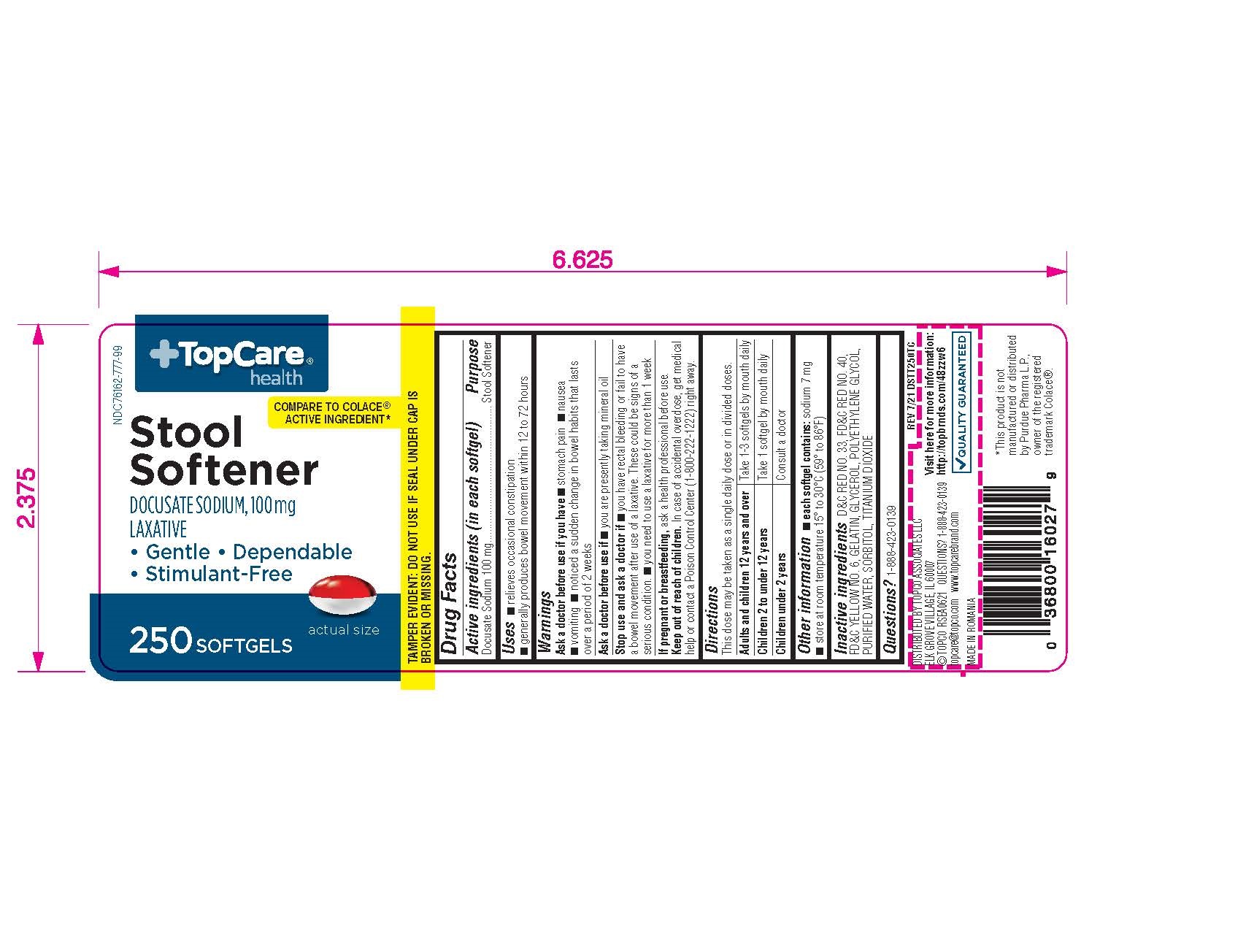 Pill image for Docusate Sodium 100mg Two-tone, capsule, Liquid Filled