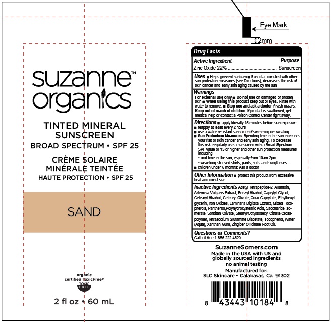 Pill image for suzanne organics tinted mineral sunscreen broad spectrum spf 25 - sand
