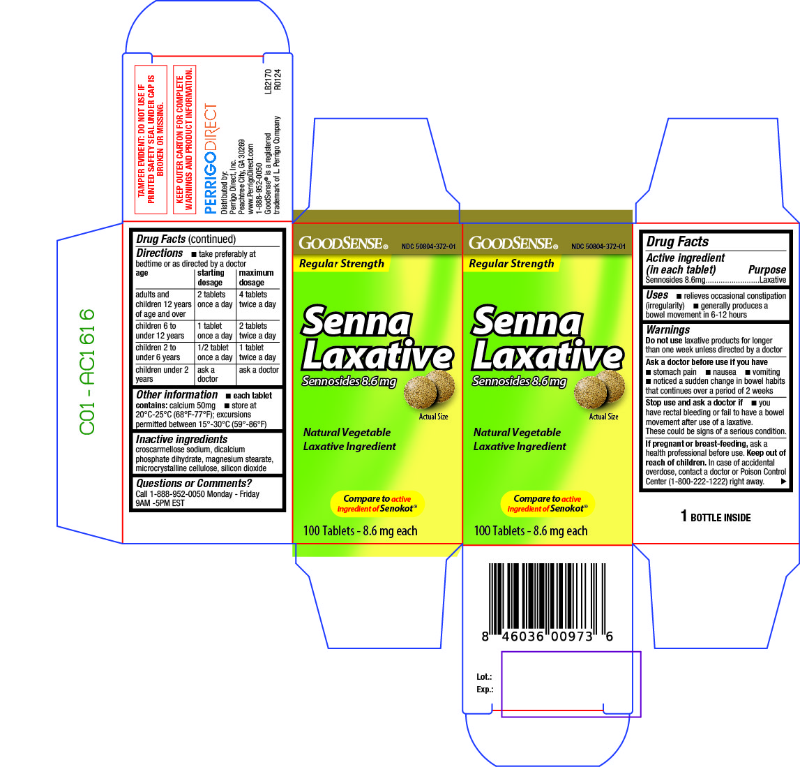 Pill image for 371 - Senna Laxative