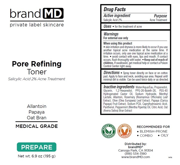 Pill image for pore refining