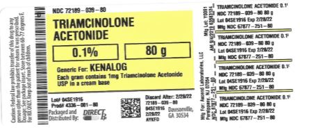 Pill image for Triamcinolone Acetonide