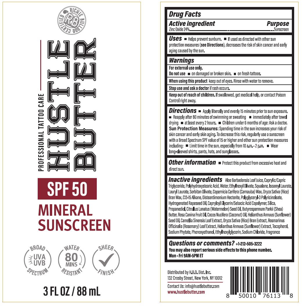 Pill image for Hustle Butter Spf 50 Mineral Sunscreen