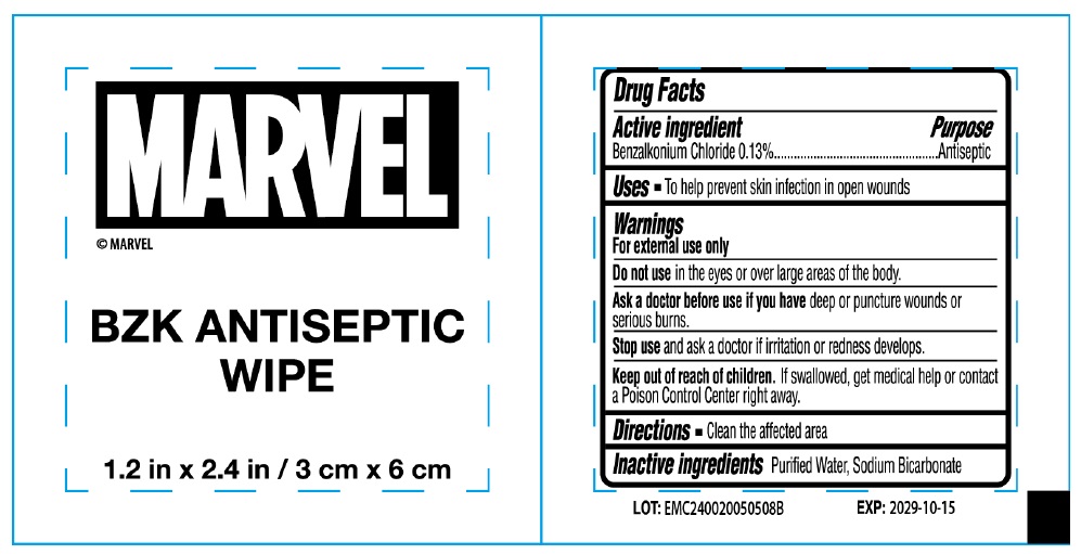 Pill image for marvel bzk antiseptic wipe