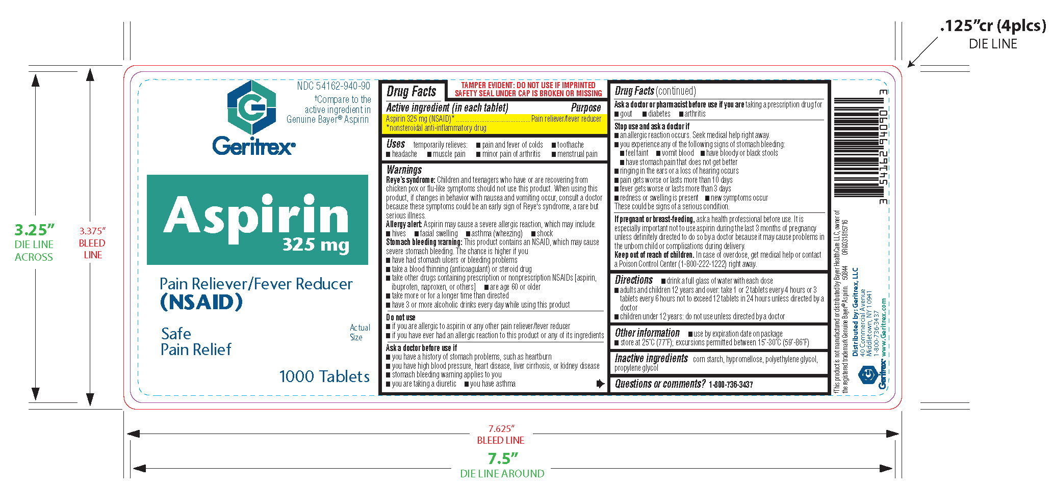 Pill image for Aspirin 325mg
