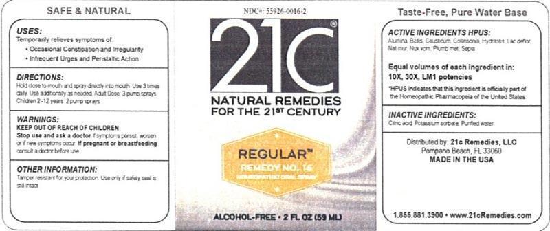 Pill image for Regular Remedy No. 16