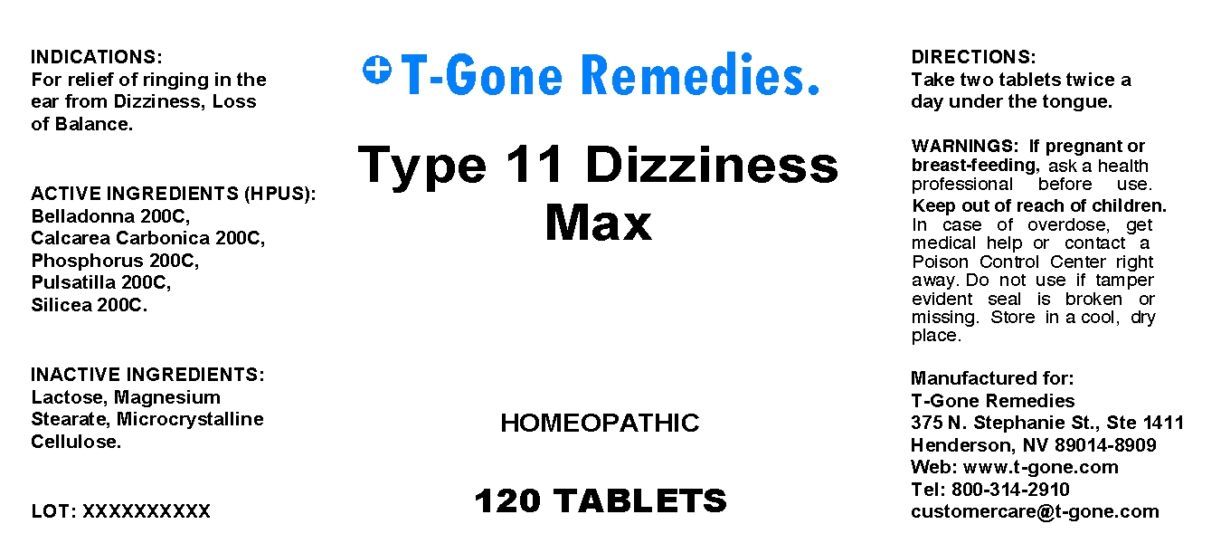 Pill image for Type 11 Dizziness Max