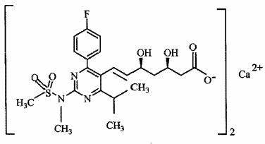 Pill image for These Highlights Do Not Include All The Information Needed To Use Rosuvastatin Tablets Safely And Effectively. See Full Prescribing Information For Rosuvastatin Tablets.