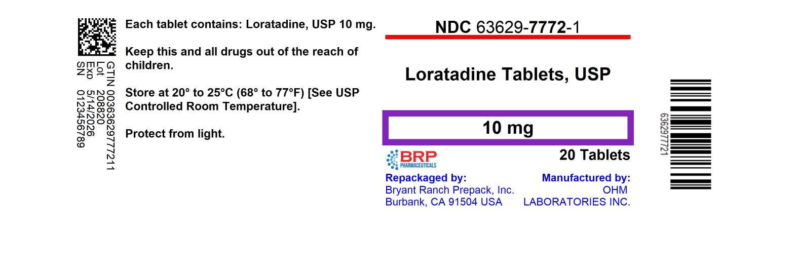 Pill image for Loratadine Allergy Relief