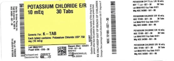 Pill image for Potassium Chloride
