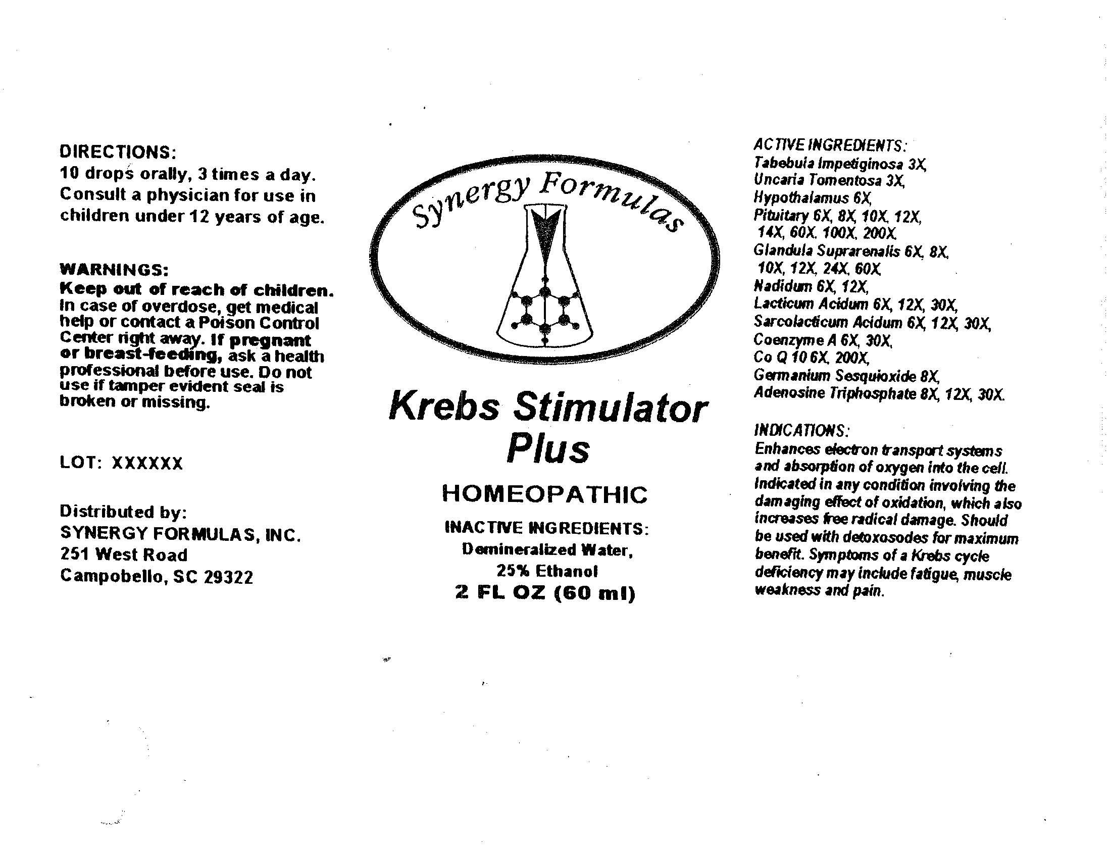 Pill image for Krebs Stimulator Plus