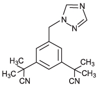 Pill image for Anastrozole Tablets