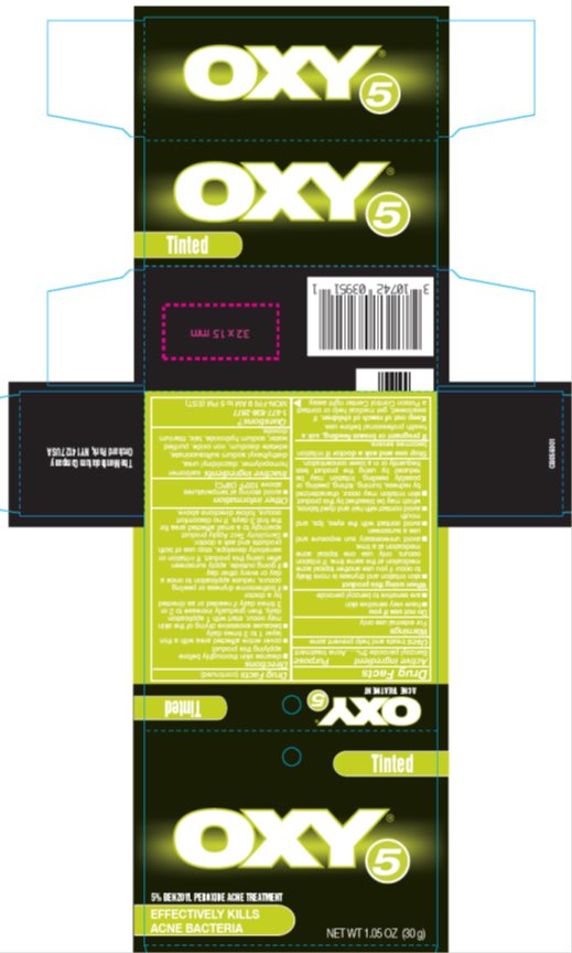 Pill image for drug facts - oxy 5 tinted