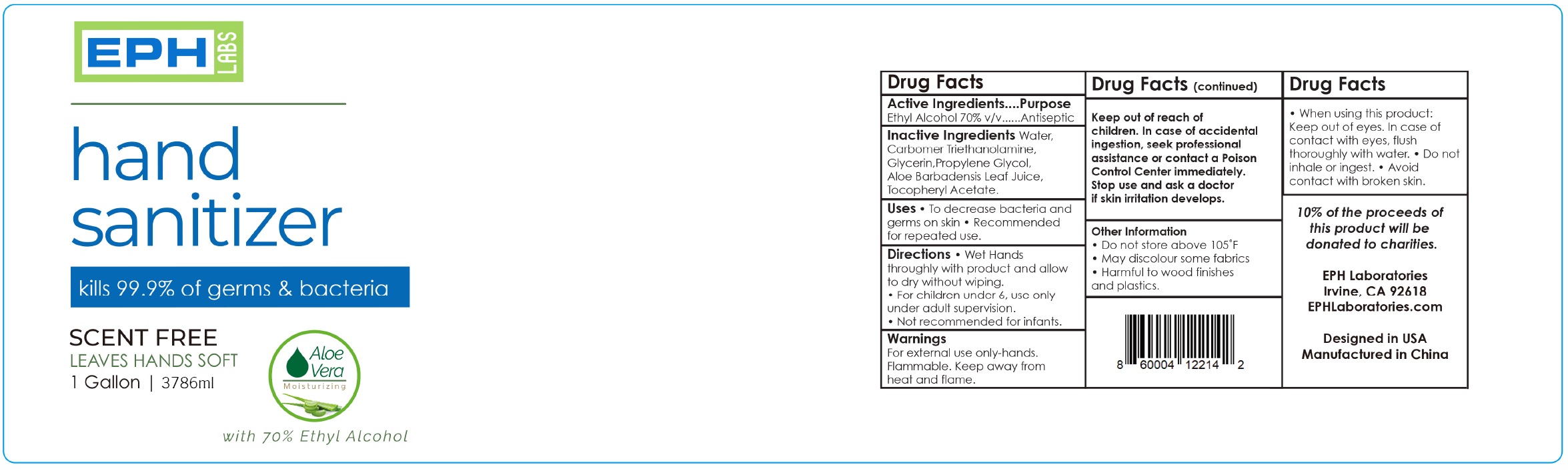 Pill image for eph labs hand sanitizer