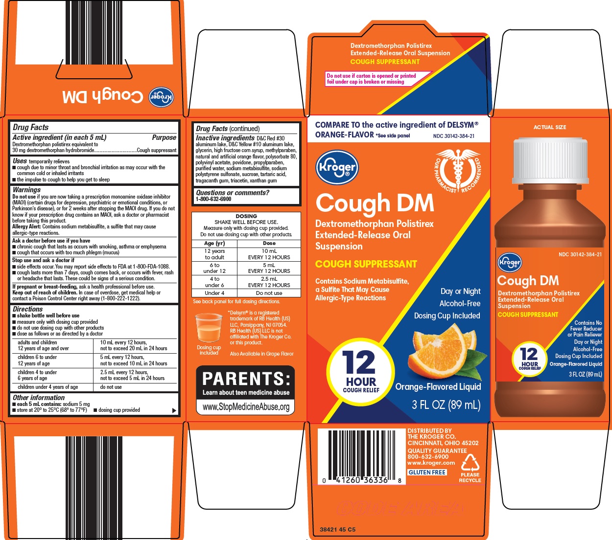 Pill image for Kroger Co. Cough Dm Drug Facts