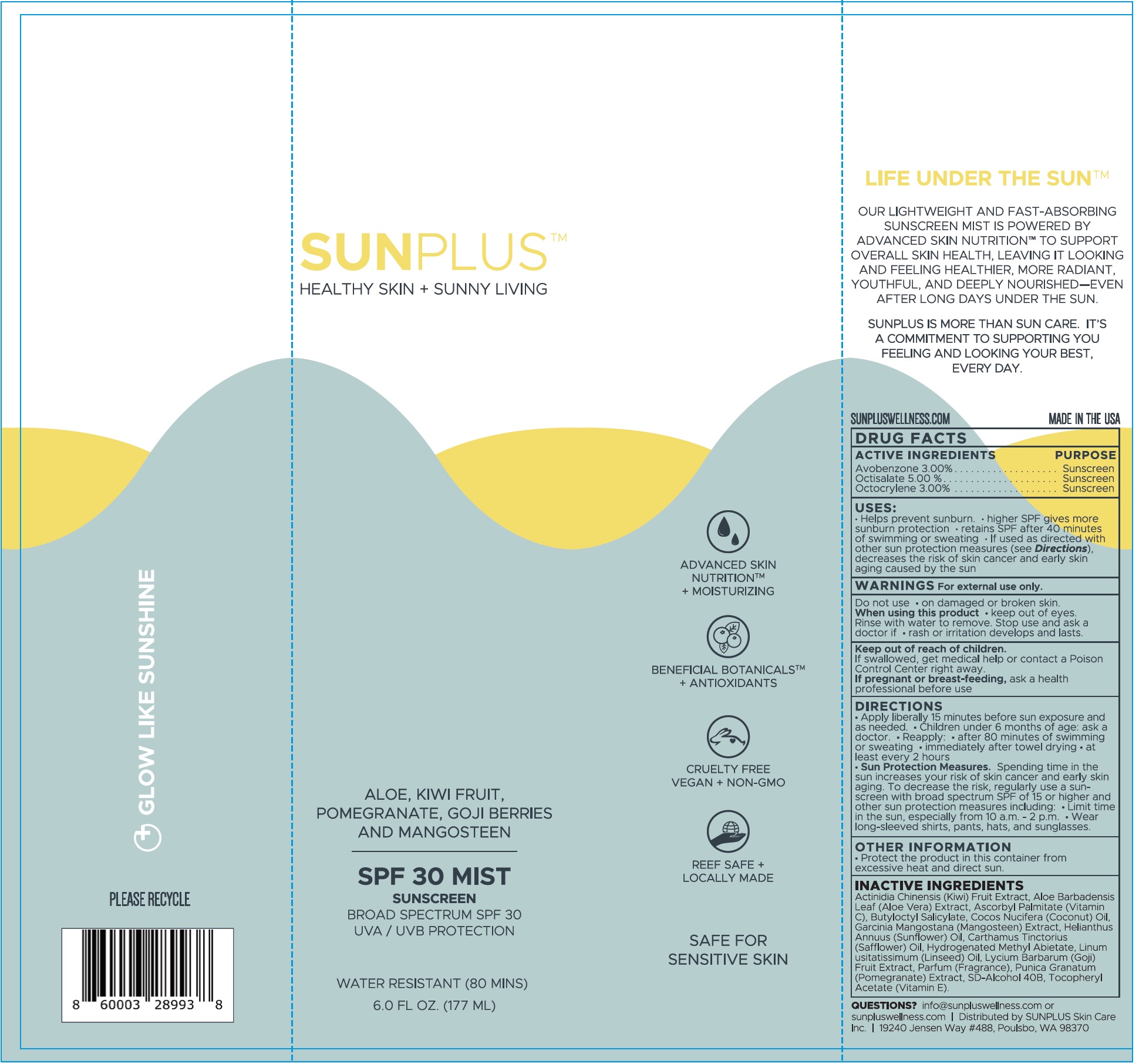 Pill image for Sunplus Mist Sunscreen Spf 30