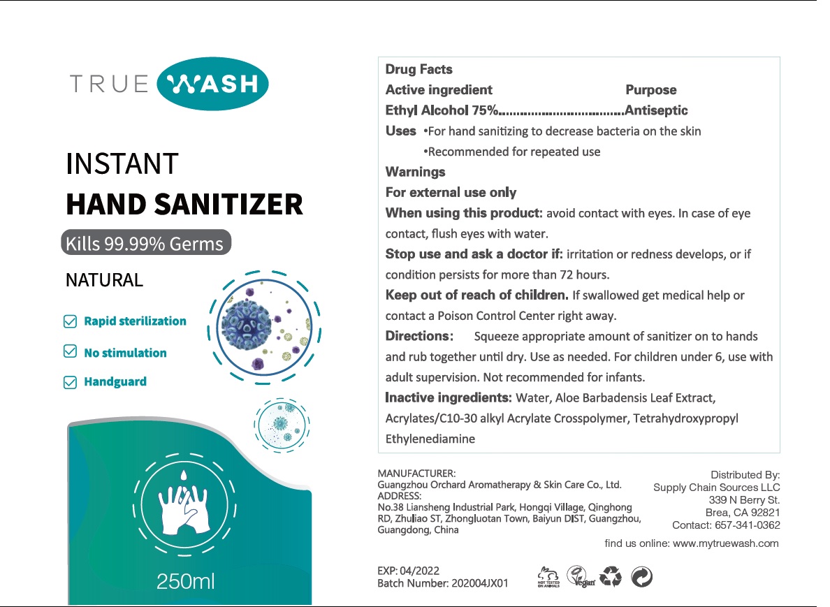 Pill image for true wash instant hand sanitizer