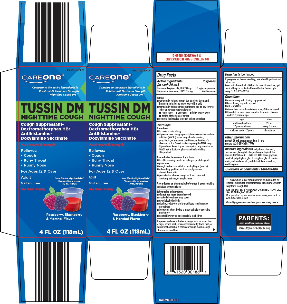 Pill image for American Sales Company Tussin Dm Drug Facts