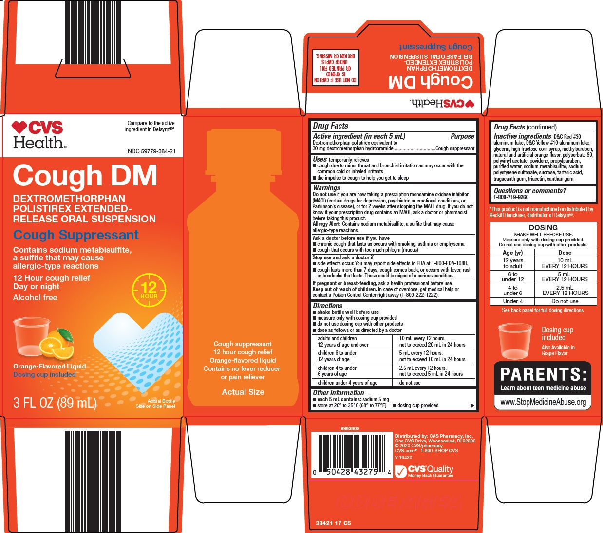 Pill image for Cvs Pharmacy, Inc. Cough Dm Drug Facts