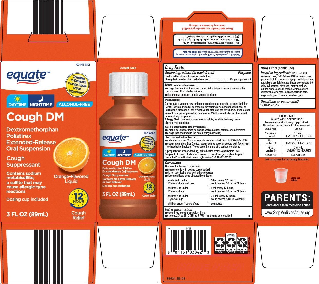 Pill image for Wal-mart Cough Dm Drug Facts