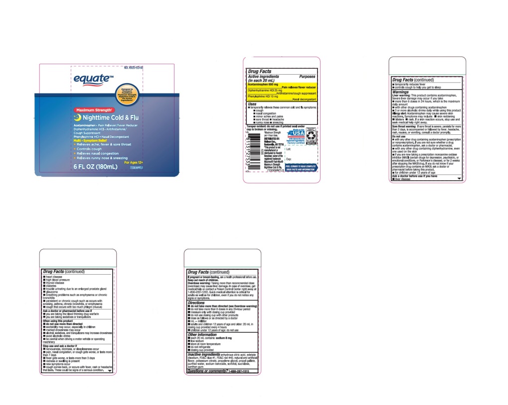Pill image for Maximum Strength Nighttime Cold And Flu 6 Fl Oz (180 Ml)