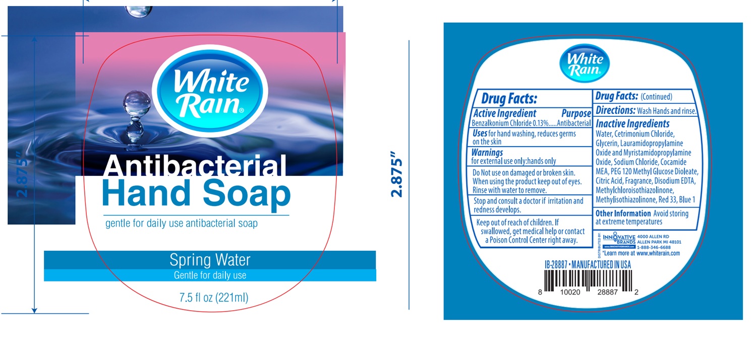 Pill image for White Rain Antibacterial Hand Soap, Spring Water