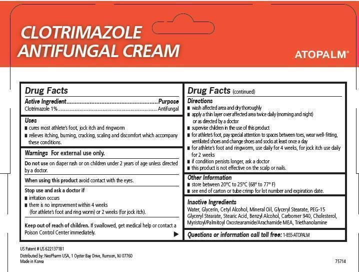 Pill image for Atopalm Clotrimazole Antifungal Cream