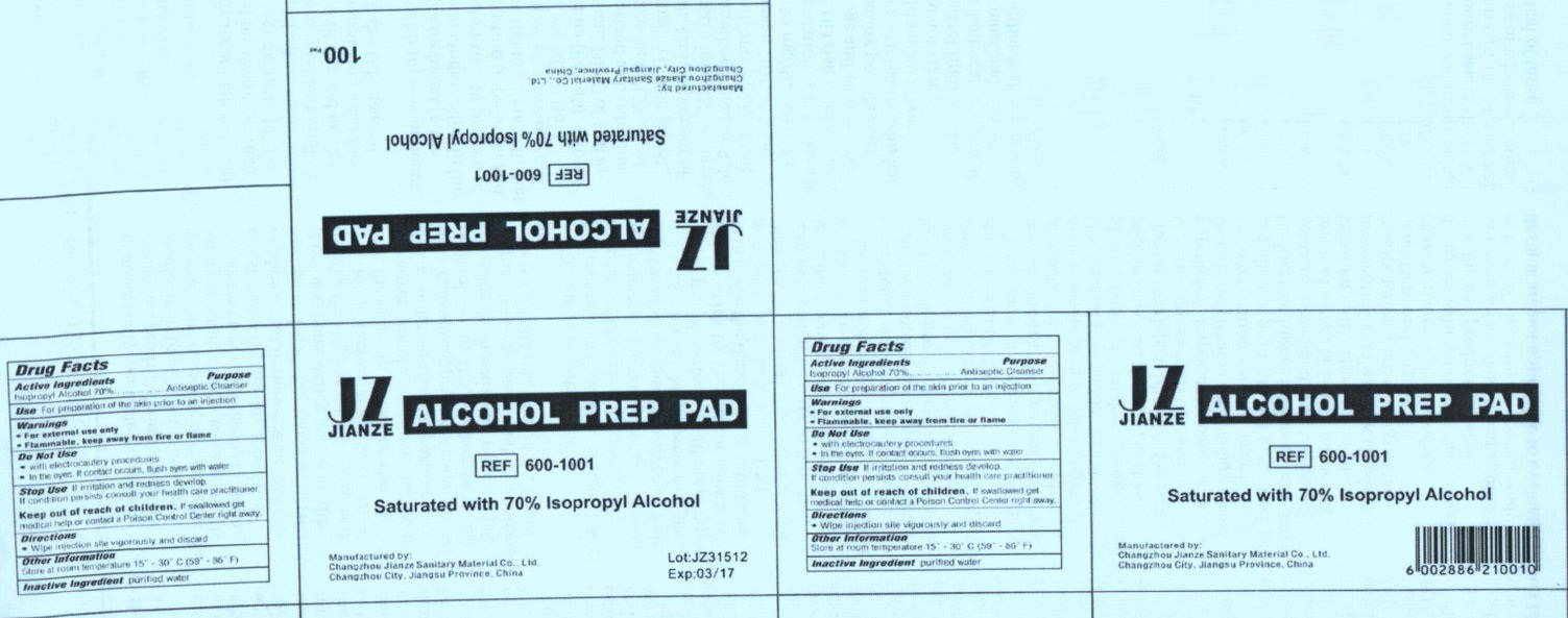 Pill image for Jianze Alcohol Prep Pad Large