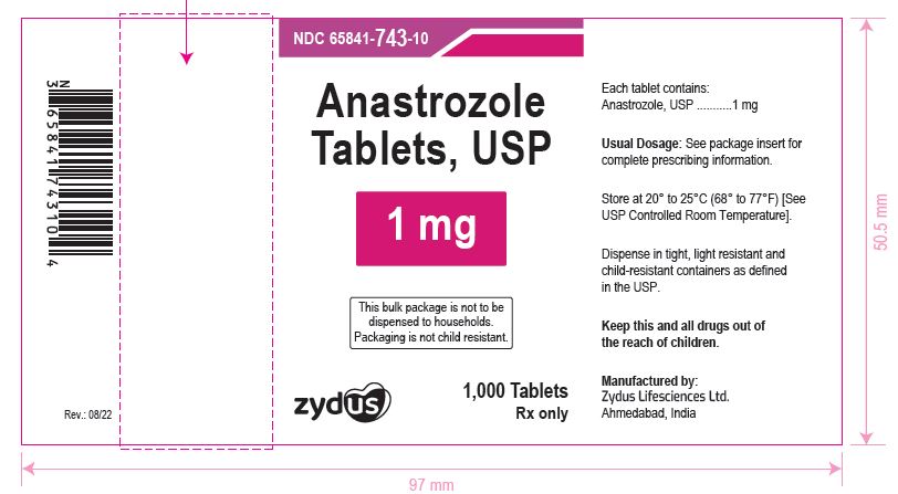 Pill image for Anastrozole Tablets