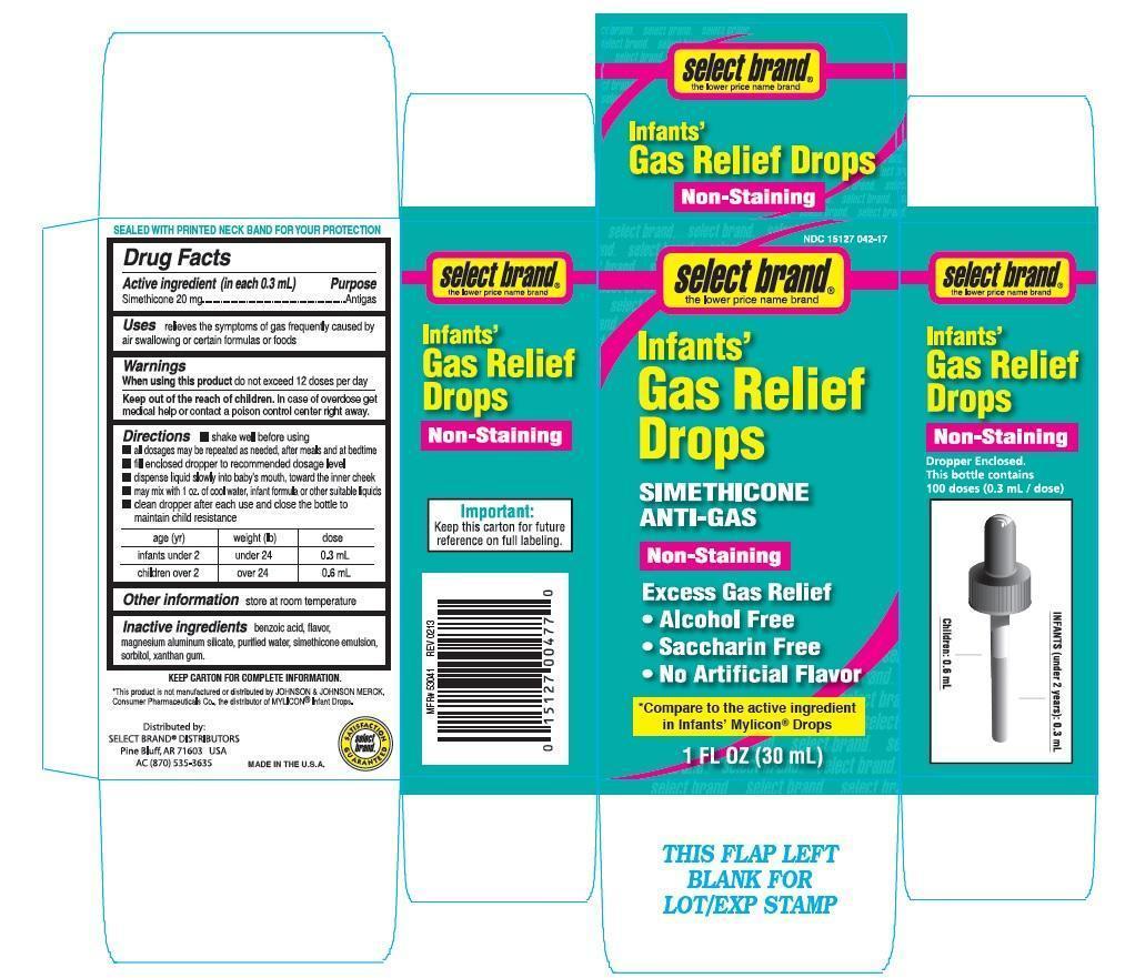 Pill image for Select Brand Infant's Gas Relief Drops