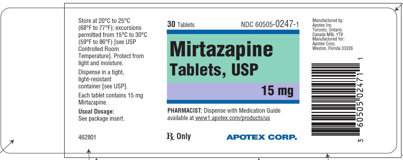 Pill image for These Highlights Do Not Include All The Information Needed To Use Mirtazapine Tablets Safely And Effectively. See Full Prescribing Information For Mirtazapine Tablets.