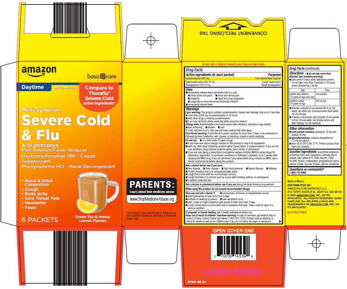 Pill image for Amazon Severe Cold & Flu Drug Facts