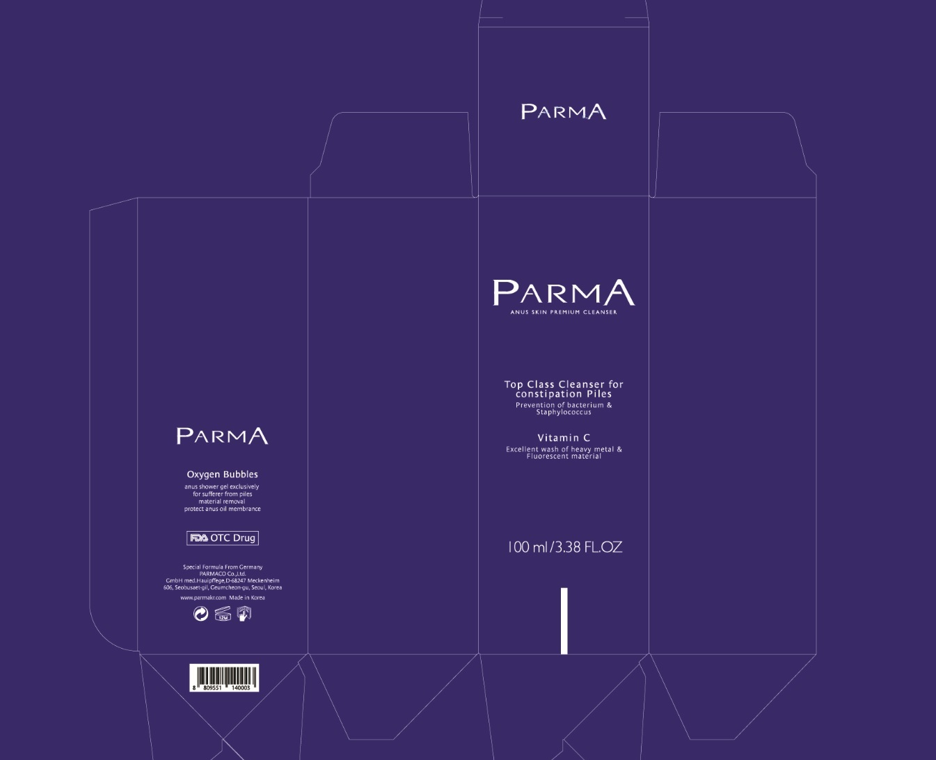 Pill image for 71614-002_parma Anus Skin Premium Cleanser