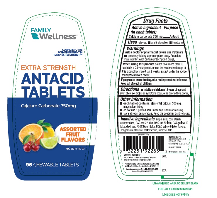 Pill image for Family Wellness Extra Strength Assorted Fruit Antacid_127af