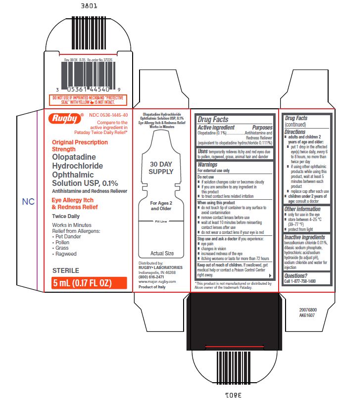 Pill image for Olopatadine Hydrochloride Ophthalmic Solution Usp, 0.1%