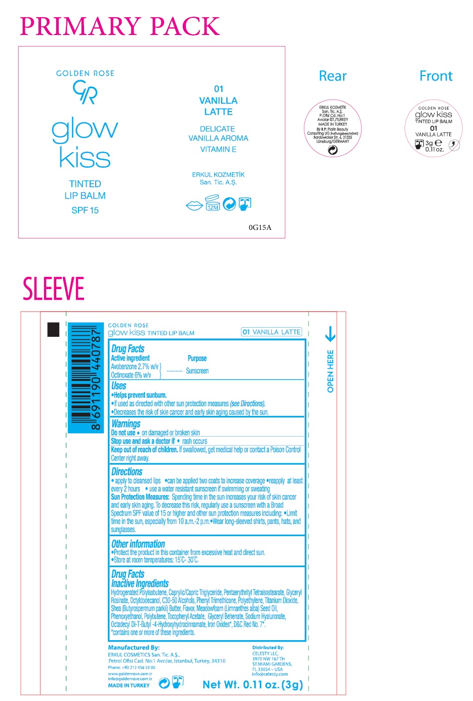 Pill image for Golden Rose Glow Kiss