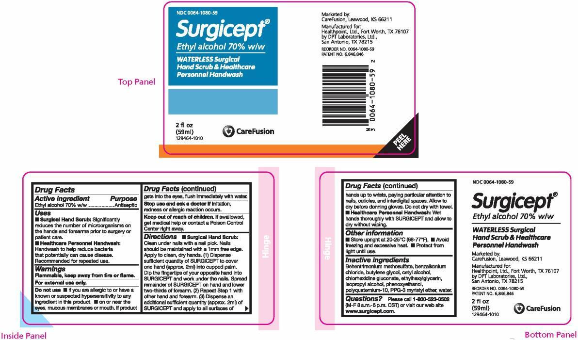 Pill image for Surgicept Waterless Surgical Hand Scrub & Healthcare Personnel Handwash – Alcohol Solution