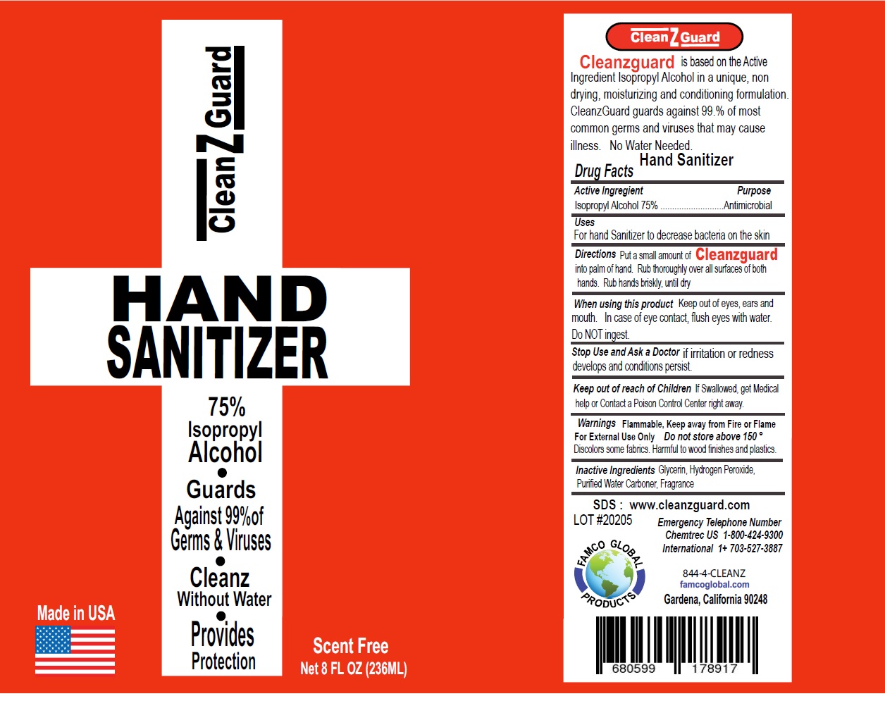 Pill image for Cleanzguard Hand Sanitizer