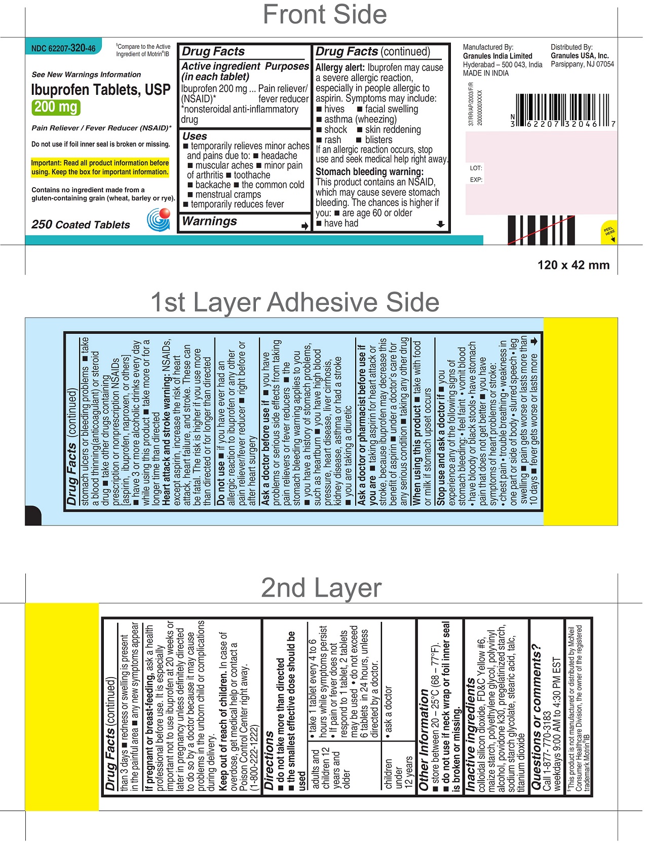 Pill image for Ibuprofen Tablets, Usp 200 Mg